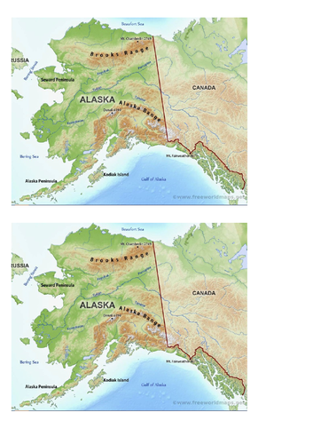 Alaska -latitude and longitude | Teaching Resources