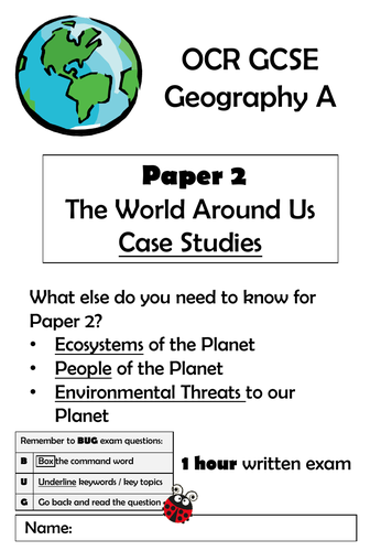ocr b gcse geography case study questions