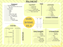 SURVIVAL KIT WORKSHEET for GCSE FOUNDATION | Teaching Resources
