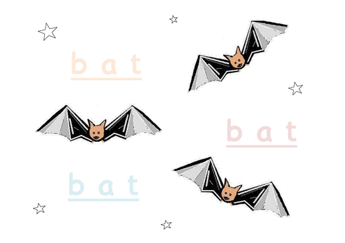 Phonic 'a' in bat