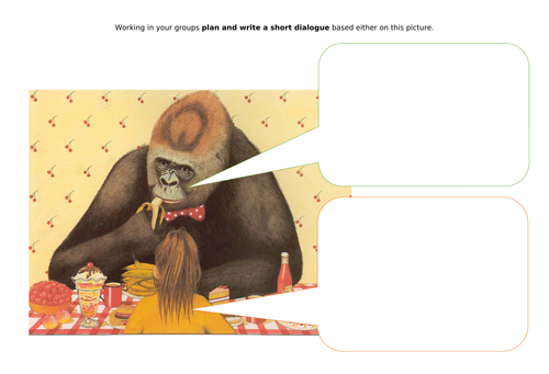 Gorilla_by_Anthony_Browne_planning_sheets_pptlessons | Teaching Resources