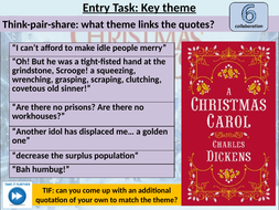 Greed in A Christmas Carol FULL LESSON | Teaching Resources