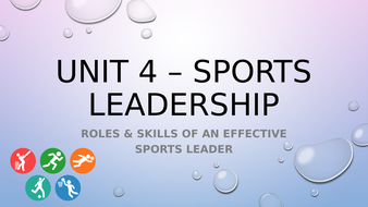 Btec sport leadership assignments 05 picture