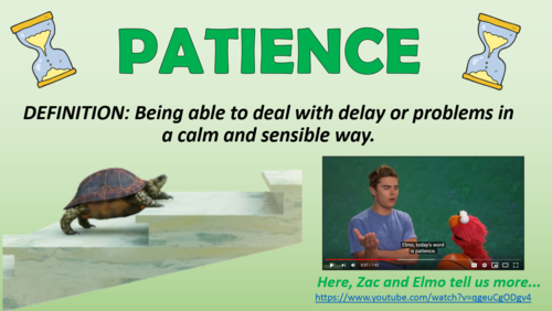 Patience Assembly!  Teaching Resources
