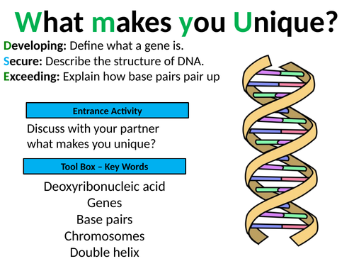 Exploring Science 9A Genetics and evolution | Teaching Resources