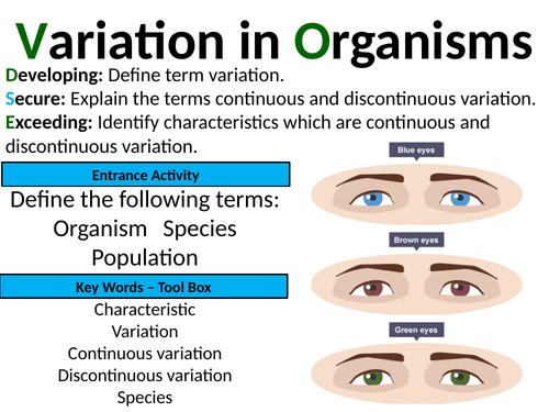 Exploring Science 9A Genetics and evolution | Teaching Resources