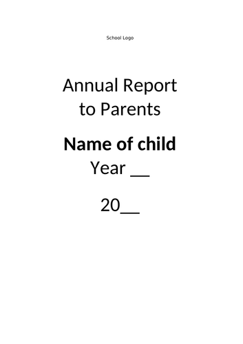 end-of-year-report-template-primary-teaching-resources