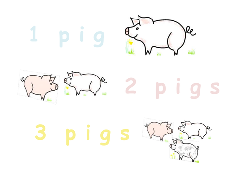 Phonic 'i' - 3 pigs