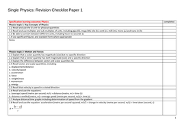 physics extended essay checklist