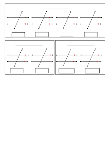 Angles: Parallel Lines | Teaching Resources