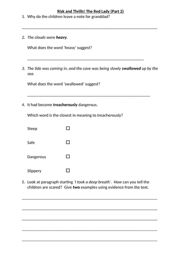 Bug Club Comprehension: Yr 6 SATs-style questions | Teaching Resources