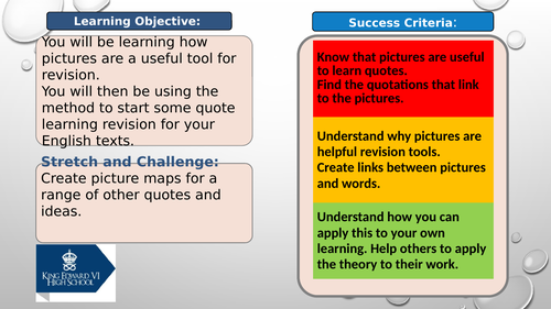 GCSE English Literature - Key Quotes Revision Lesson (ACC, AIC, Macbeth