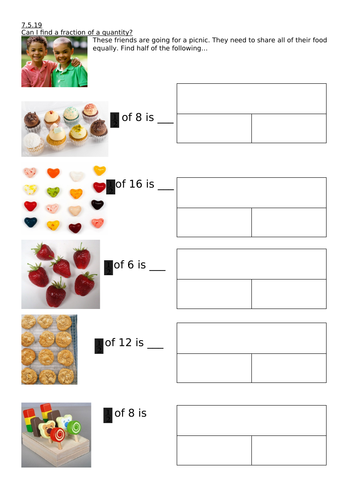 Fractions Year 2 | Teaching Resources