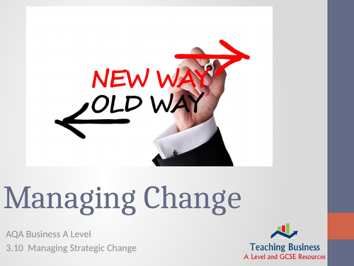 AQA Business - Managing Change