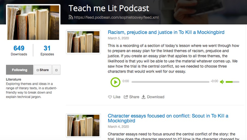 To Kill A Mockingbird Revision Podcasts Teaching Resources