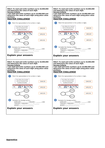 year 6 maths place value homework