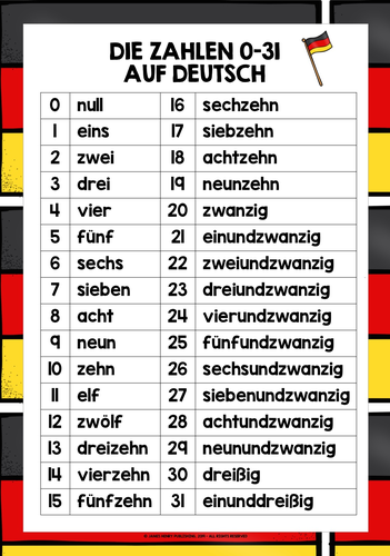 german-numbers-0-31-reference-list-teaching-resources