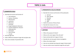 edexcel a level biology topic 2 questions