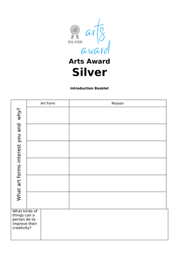 silver-arts-award-introduction-booklet-for-candidates-initial-ideas