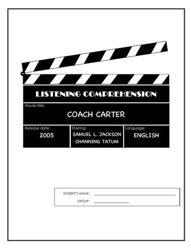 Listening Comprehension - Coach Carter | Teaching Resources