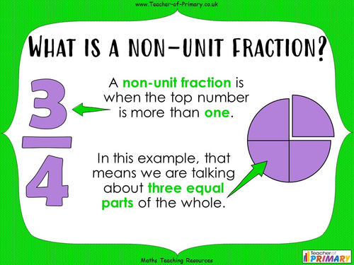 Non-Unit Fractions - Year 2 | Teaching Resources