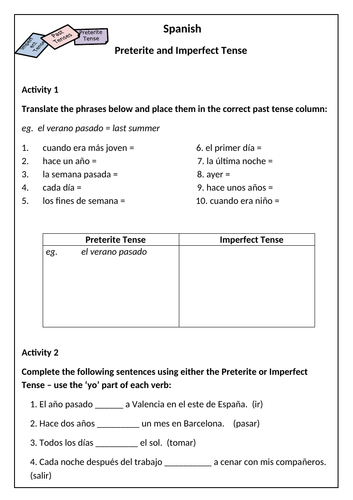 spanish-preterite-and-imperfect-tense-worksheet-pret-rito