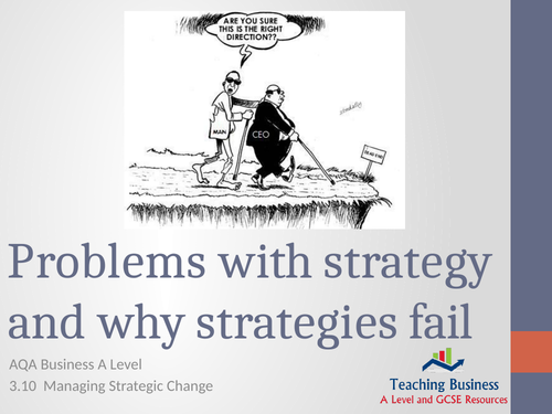 AQA Business - Problems with Strategies and Why Strategies Fail
