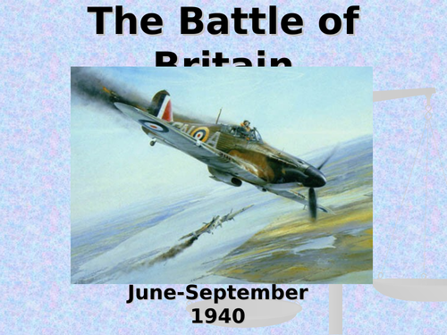 KS3 - Year 9 History - The Battle of Britain and The Blitz | Teaching ...