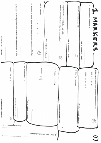 GCSE Foundation basics revision (1 markers Revision)