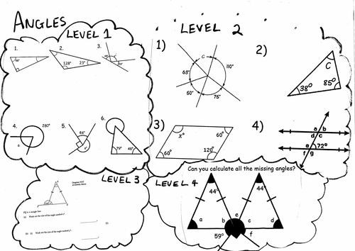 Angles - GCSE Revision Questions