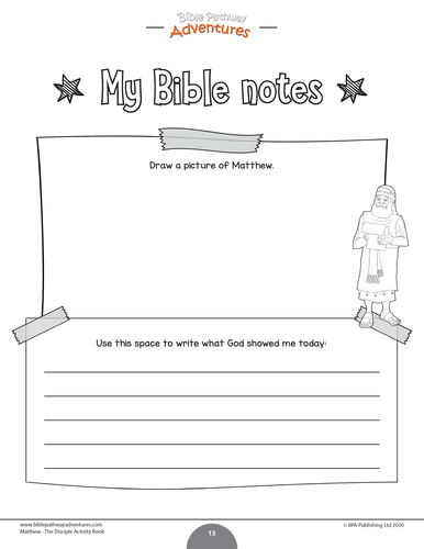 Matthew: The Disciple Activity Book | Teaching Resources