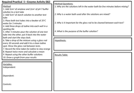 AQA GCSE Biology Required Practical Worksheets | Teaching Resources