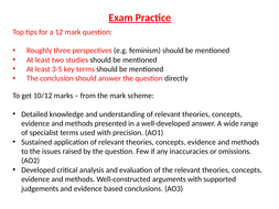 How to answer a 15 mark question in sociology gcse picture