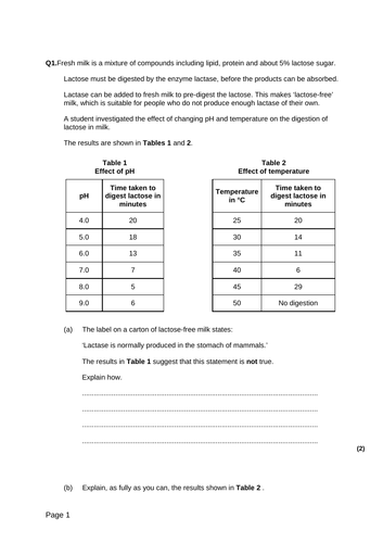 Complete AQA Biology Required practical Revision sheets. | Teaching ...