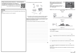 Complete AQA Biology Required practical Revision sheets. | Teaching