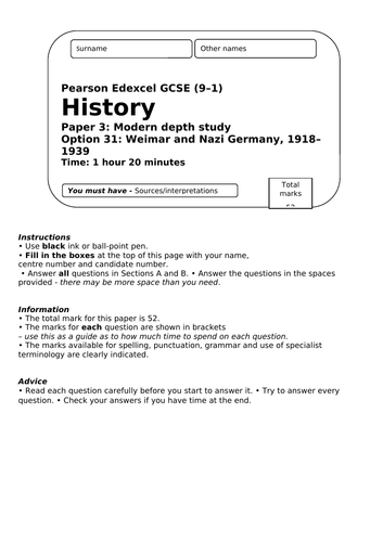 Gcse History Migration Past Papers Edexcel