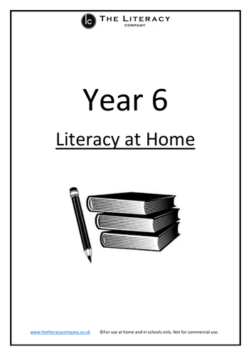 year 6 literacy homework