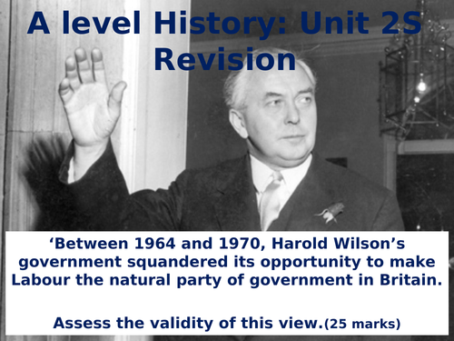 AQA A Level History Revision - Unit 2S - The Making of Modern Britain ...