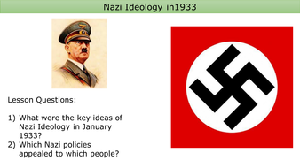 Nazi Ideology in 1933 + research task on leading Nazi's in 1933 ...