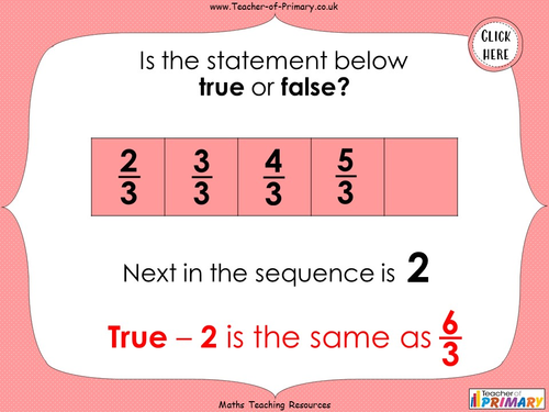 Counting in Halves, Thirds and Quarters - Year 2 | Teaching Resources
