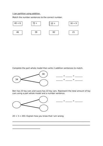 maths homework year 2 place value