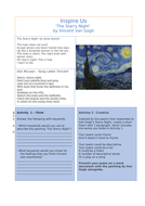 creative writing about starry night