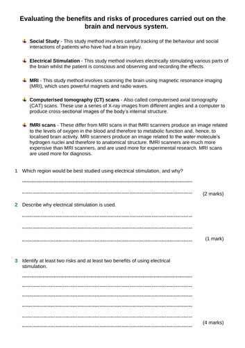 B5 Homeostasis and Response - AQA GCSE Biology (9-1) | Teaching Resources