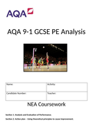 AQA GCSE PE NEA Guidance | Teaching Resources