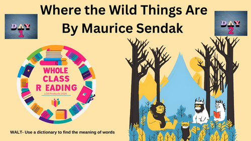 Where the Wild Things Are by Maurice Sendak Guided Reading Whole Class ...