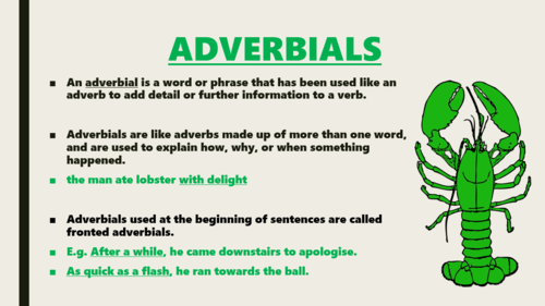 KS2 English Grammar and Punctuation - Word Classes | Teaching Resources