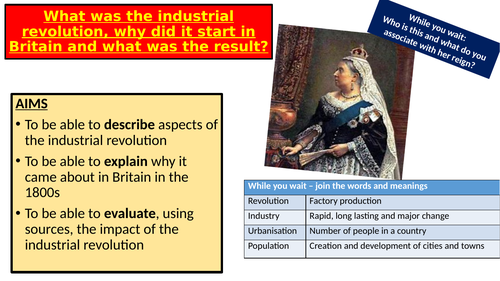 The Victorian Age and the Industrial Revolution (Set of 6 stand alone ...