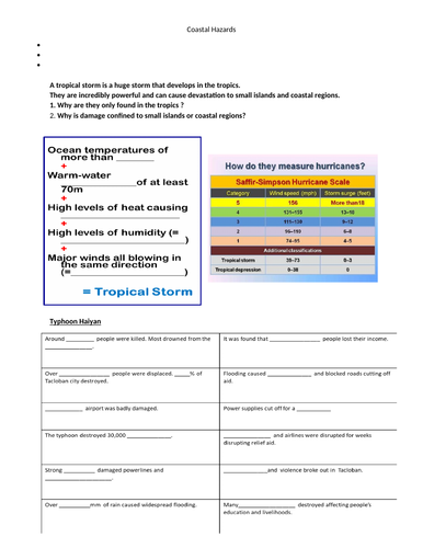 Entire IGCSE Geography Course Worksheets (Cambridge) 73 Worksheets ...