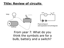 KS3 Electricity -can be remote learning | Teaching Resources