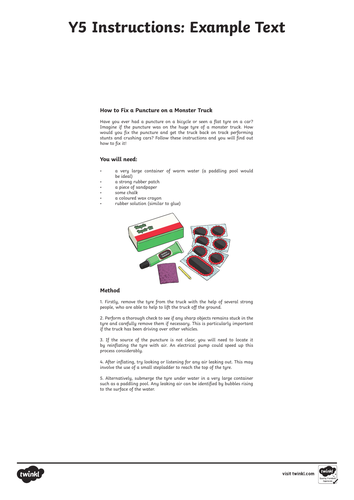 Outstanding Year 5/6 Instruction Text Lessons - Based on Viking Long ...